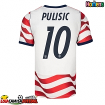 Camisa de Futebol Estados Unidos Christian Pulisic #10 Equipamento Principal Mundo 2026 Manga Curta